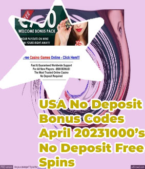 No deposit bonus casino usa