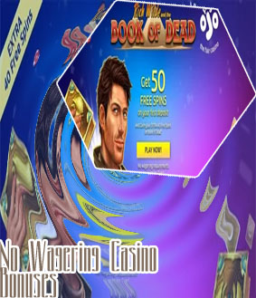No wagering no deposit casino