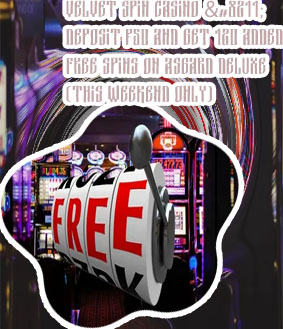 Online casino offering 120 free spins