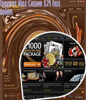 Treasure mile casino no deposit bonus